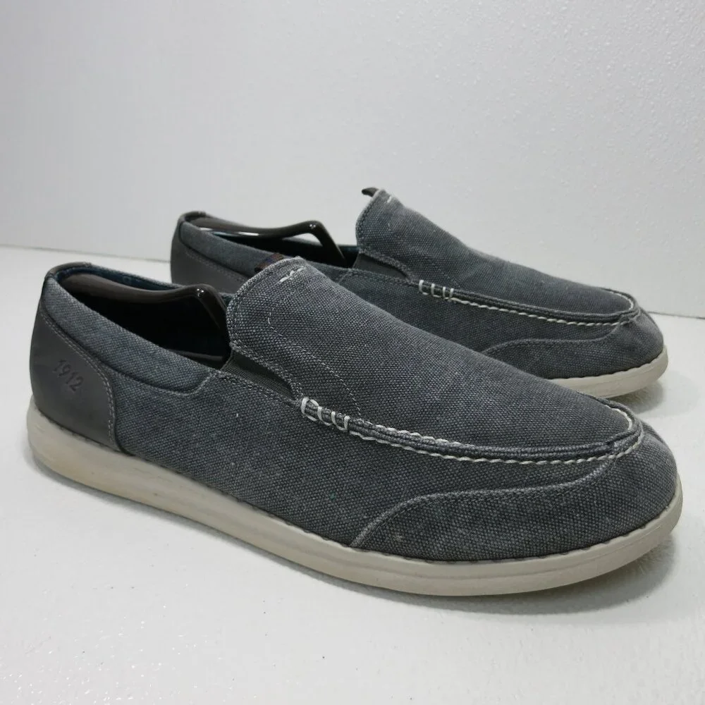 Nunn Bush Canvas Casual Dress Loafers Men's Footwear Moccasins Shoes 12 W